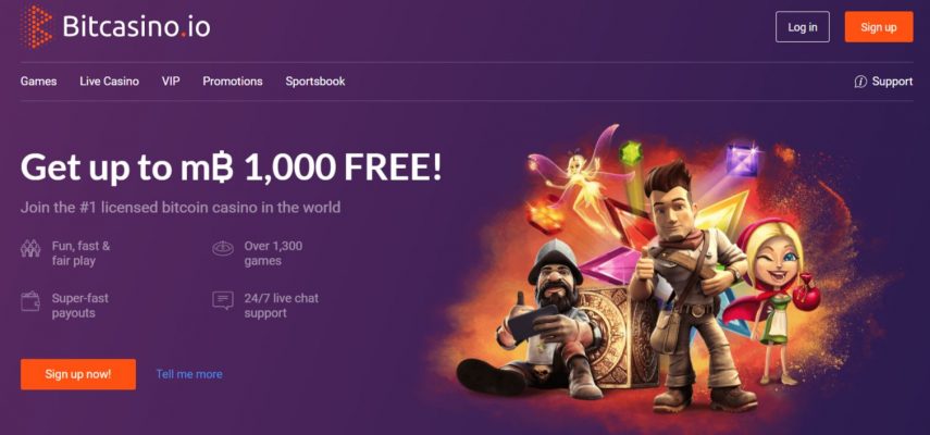 bitcasino.io казино на биткоины